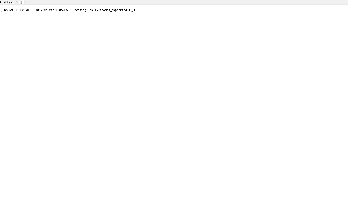 Screenshot: API Pembacaan Timbangan